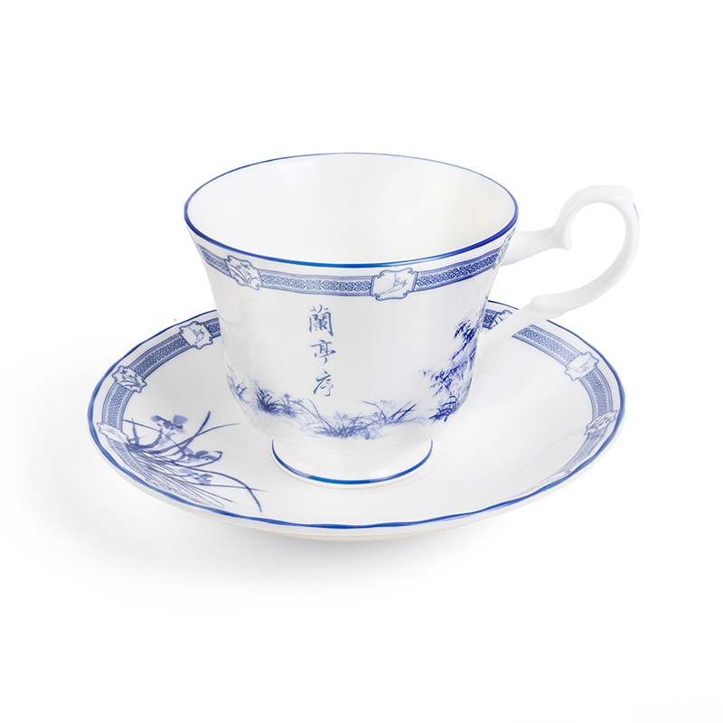 Content tea cup angle
